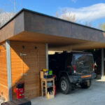 Carport aus Holz