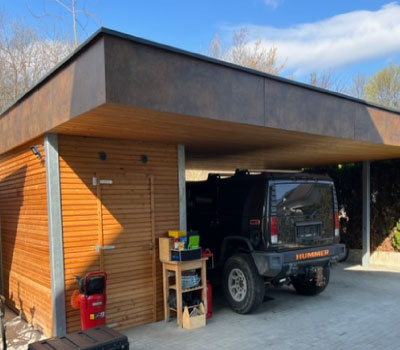 Carport aus Holz